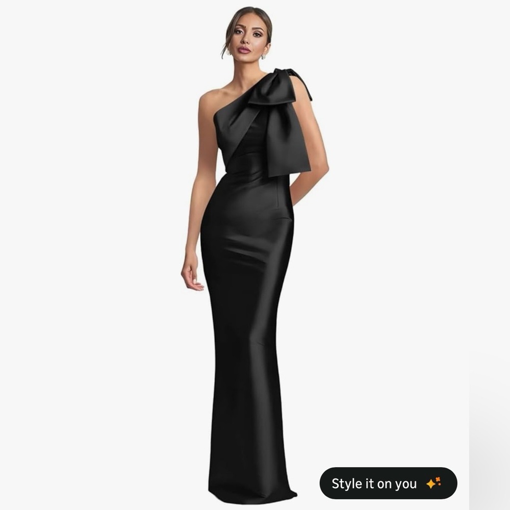 Black Gown with Bow
